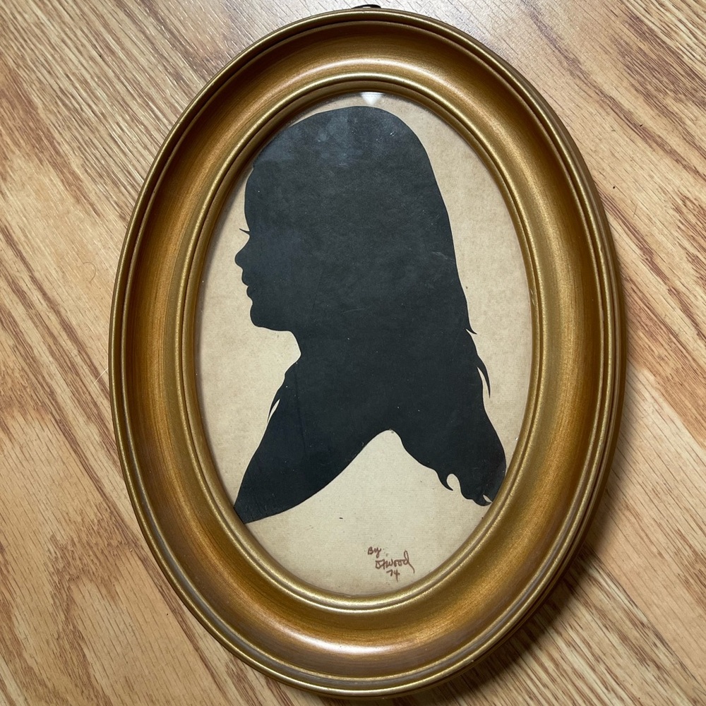Vintage Silhouette Portrait